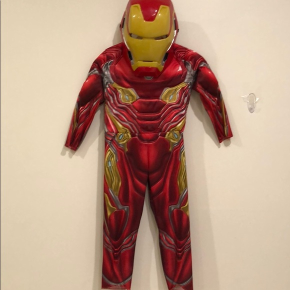 Avengers Iron Man costume boys size extra small
